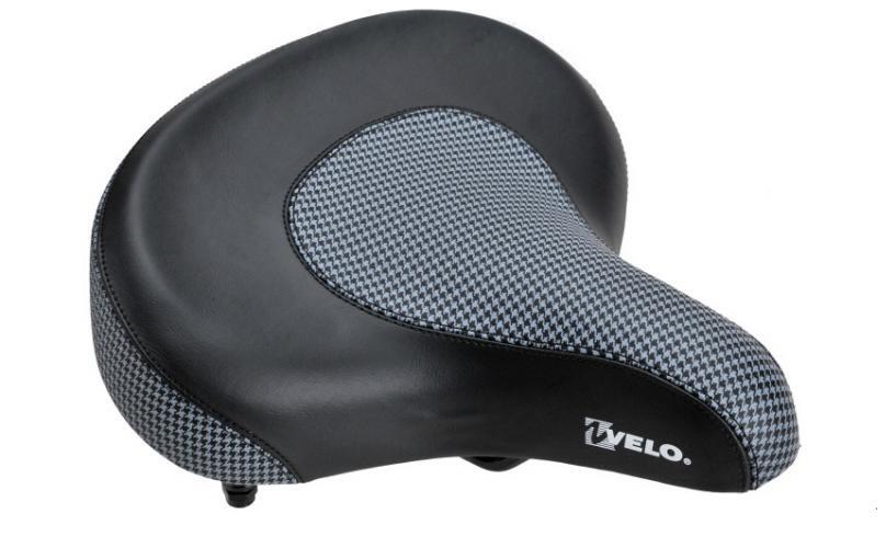 PROX Fietszadel Comfort Heren/Dames Cruiser Fiets - Fatbike Zadel - Zwart