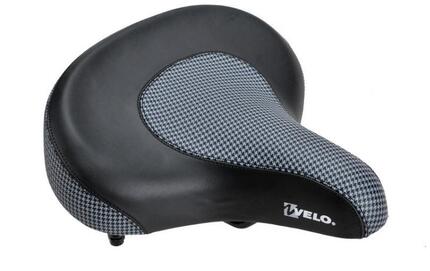 Fahrradsattel Comfort Herren/Damen Cruiser Fahrrad - Fatbike Sattel - Schwarz