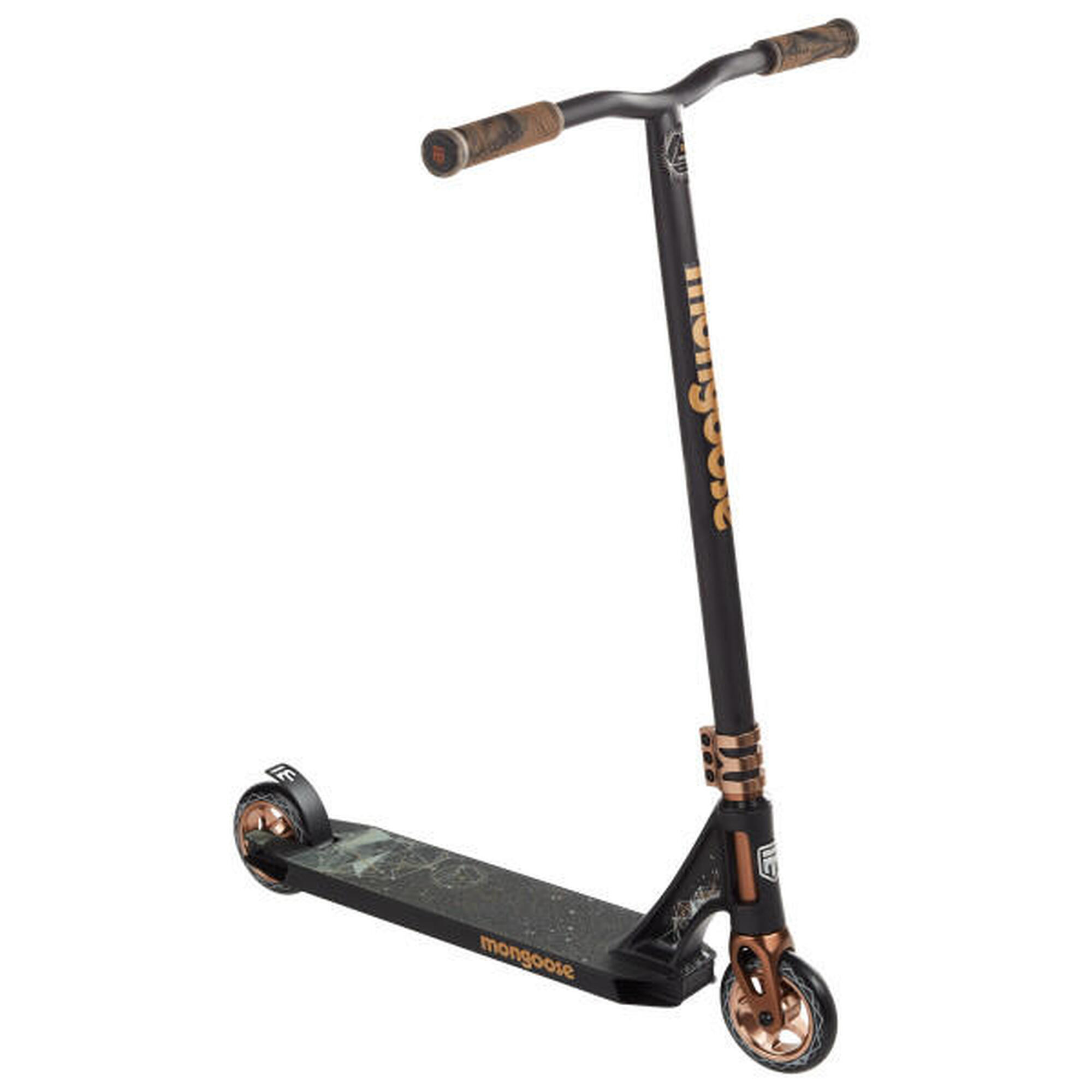 MONGOOSE Rise 110 Expert Freestyle Scooter Black/Tan