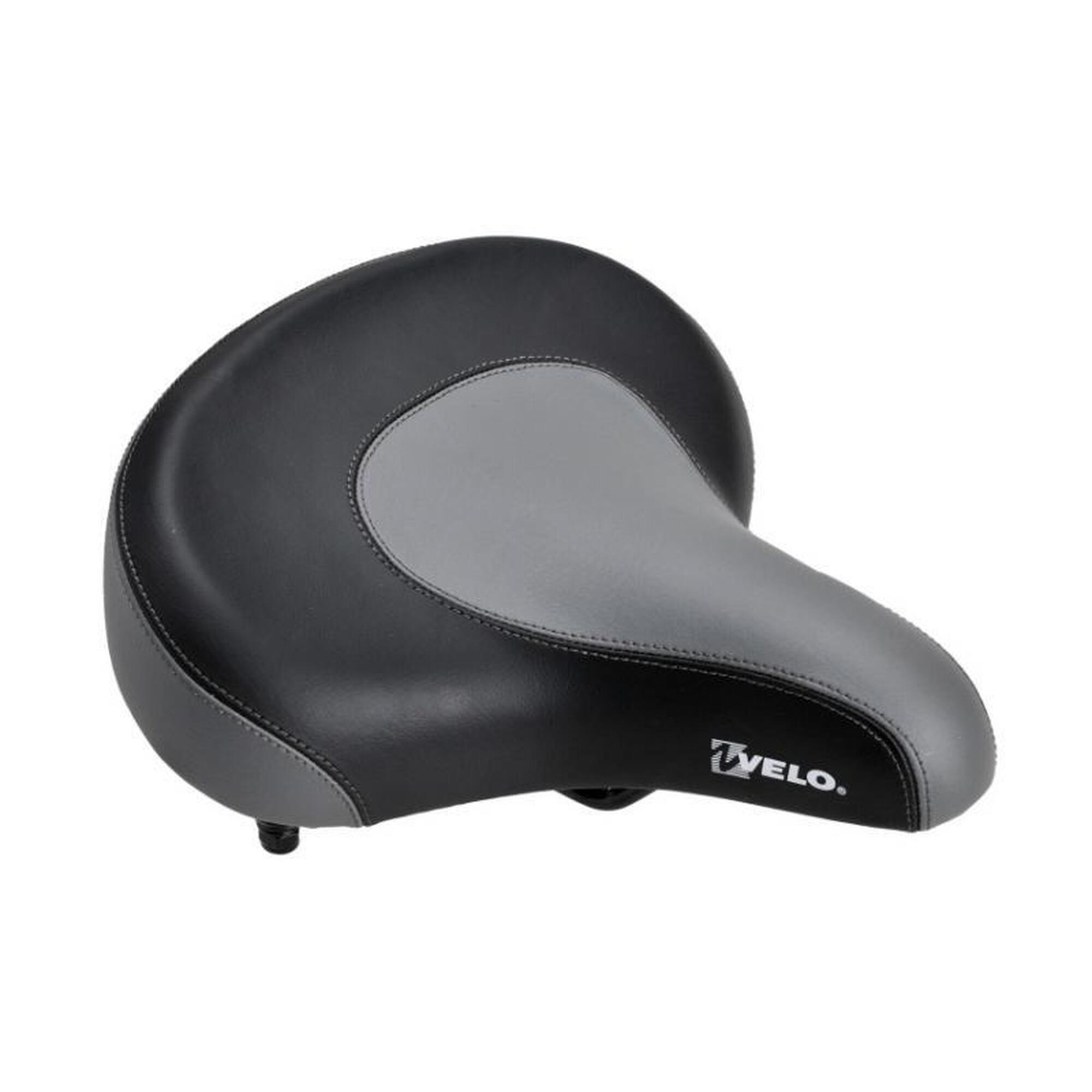 Selle Vélo Confort Avec Dossier – Universelle, Homme/femme, Noire (neuf, Taille XXL)