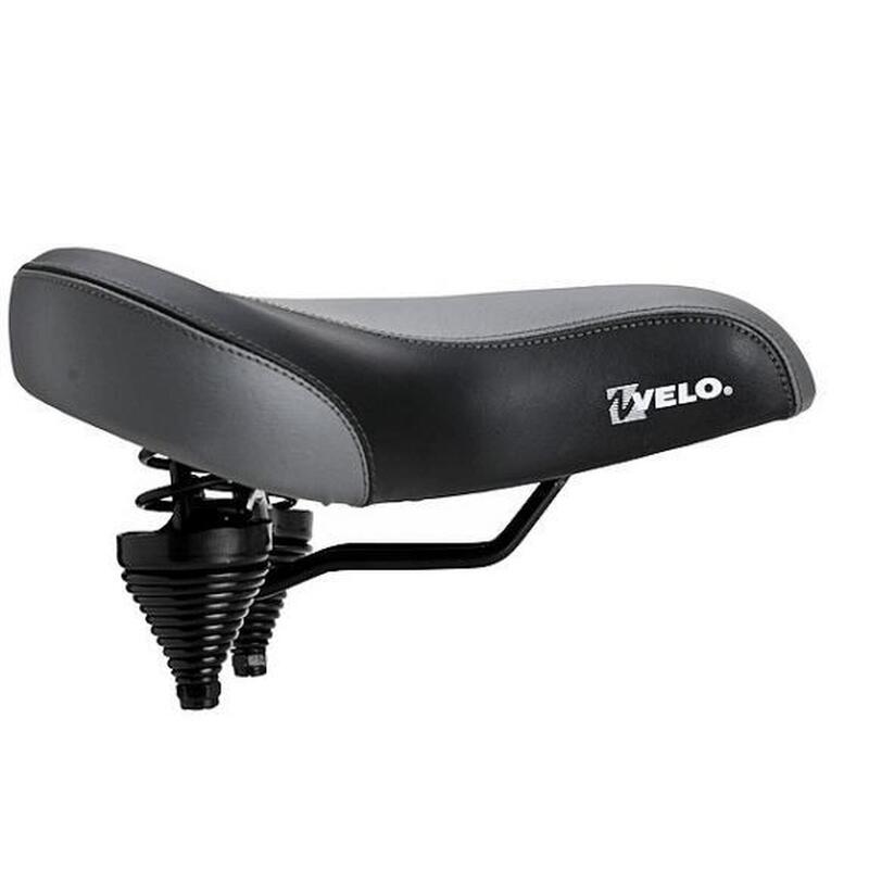 Selle de vélo Hommes/Femmes Comfort Cruiser - Noir Gris