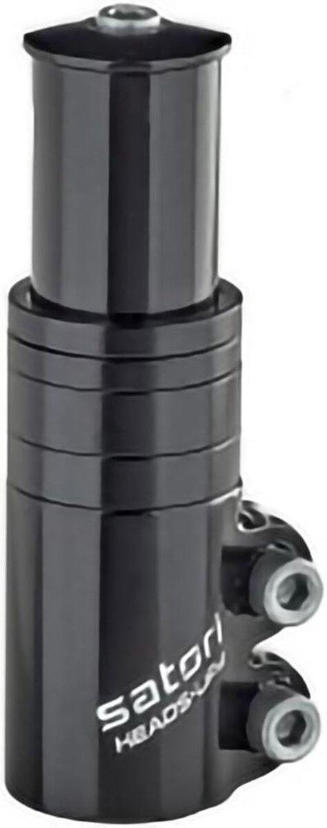 Ahead stuurpen-adapter Satori Up-4 met spacers - mat zwart 2/4