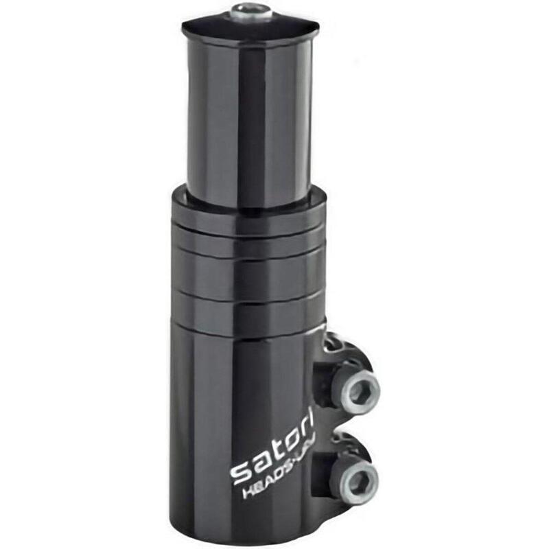 Ahead stuurpen-adapter Satori Up-4 met spacers - mat zwart