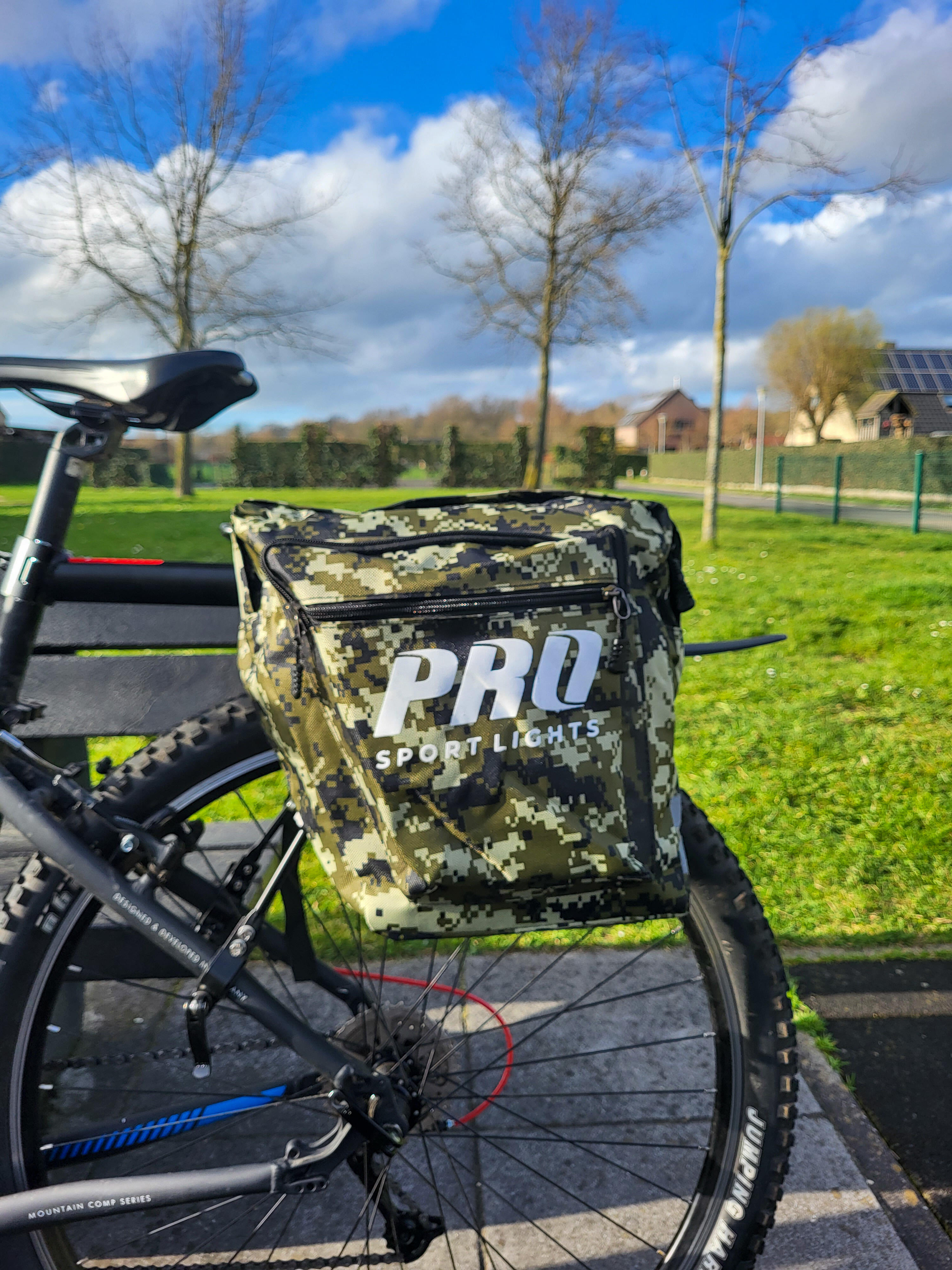Sacoche à vélo Double - Sacoches E Bike/Vélo de ville/VTT - Vert armée 5/7