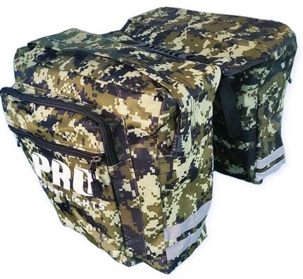 Sacoche à vélo Double - Sacoches E Bike/Vélo de ville/VTT - Vert armée