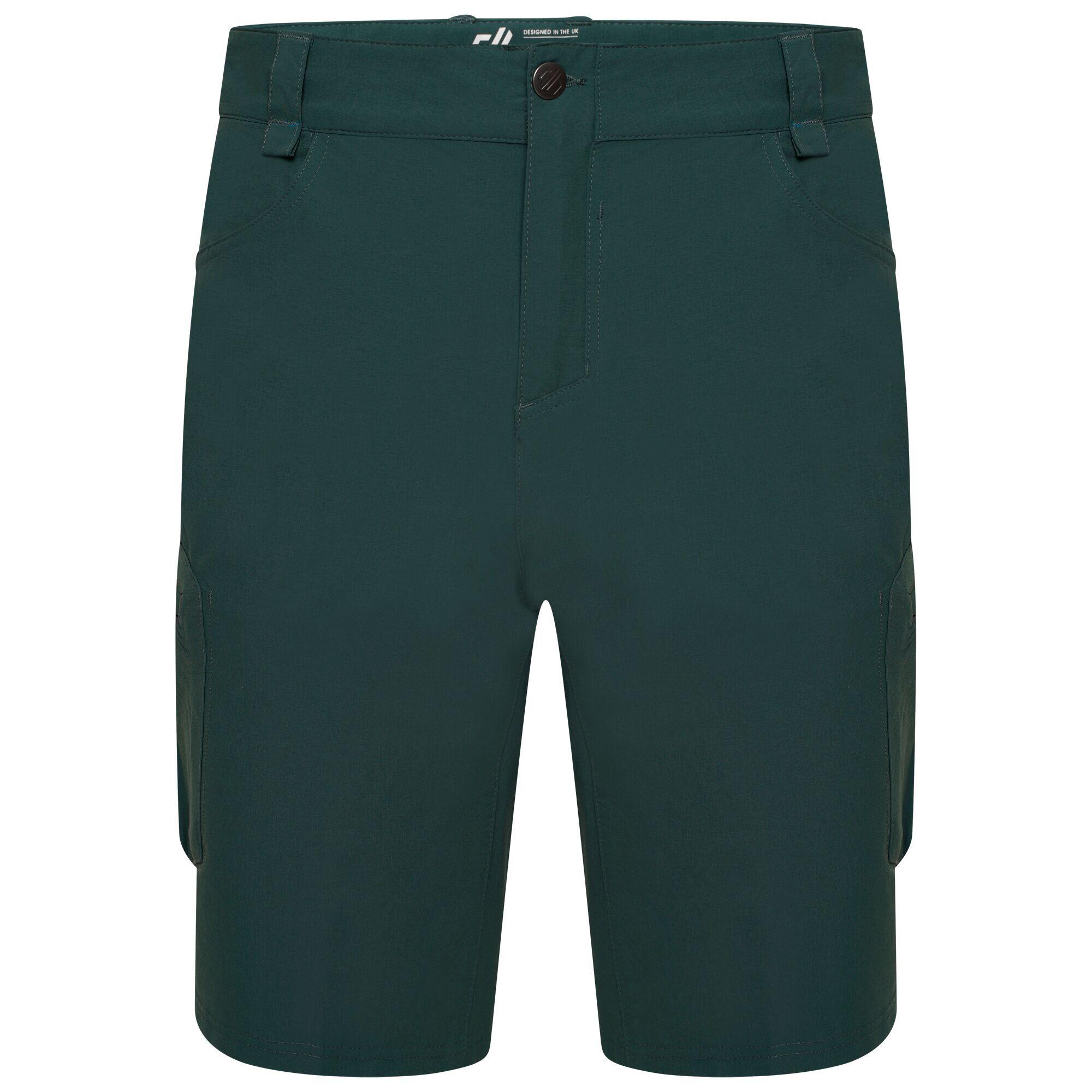 Mens Tuned In II Multi Pocket Walking Shorts (Fern Green) 1/5