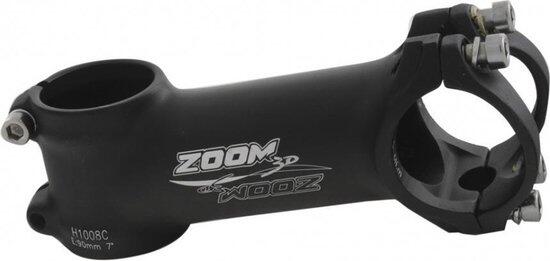 ZOOM Stuurpen Voorbouw Vast 28,6 / 110 / 31,8 Mm Zwart