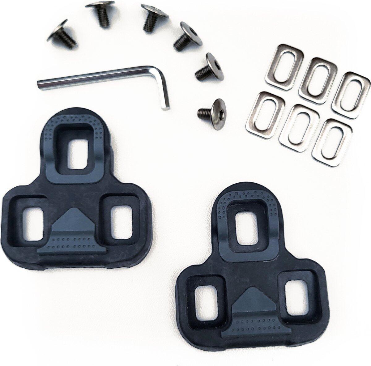 PRO SPORT LIGHTS Tacos para sapatos Look Keo - 4,5° - Preto Race Grip Cleats - Antiderrapantes