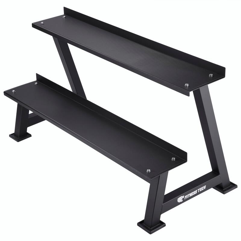 Soporte Rack para Kettlebell 2 alturas Fitness Tech