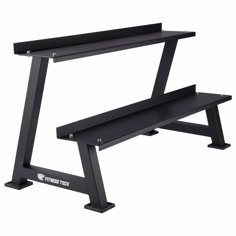 Soporte Rack para Kettlebell 2 alturas Fitness Tech