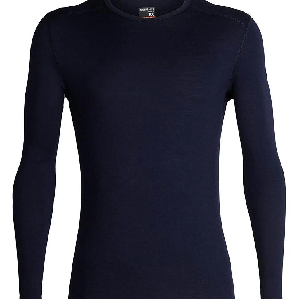 Men's Icebreaker Merino 200 Oasis Long Sleeve Crew Neck Base Layer