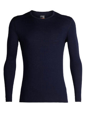 Heren thermisch ondershirt longsleeve icebreaker 200 Oasis Crewe