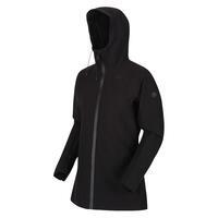 Pulton Femme Randonnée Veste imperméable - Noir