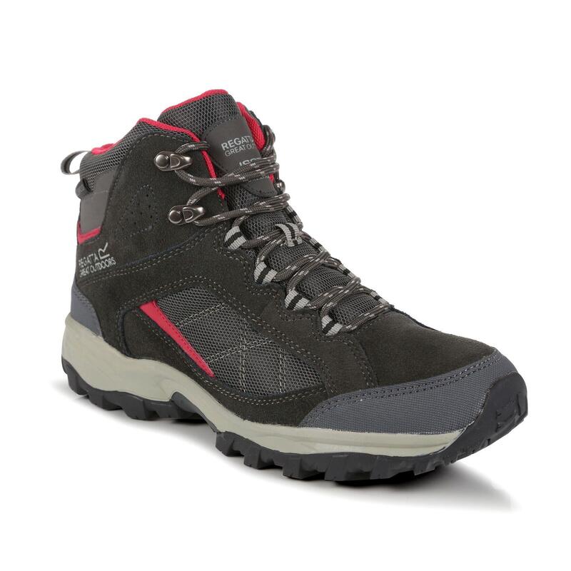 Lady Clydebank Dames Hiking Wandelschoenen - Zwart / roze