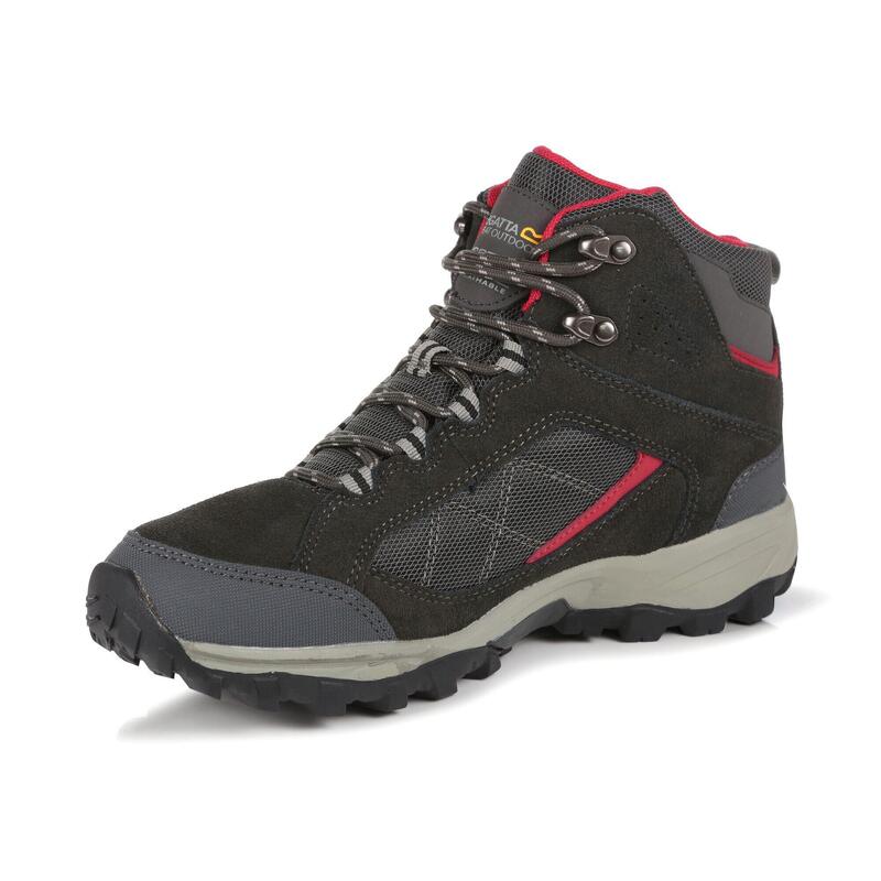 Lady Clydebank Dames Hiking Wandelschoenen - Zwart / roze