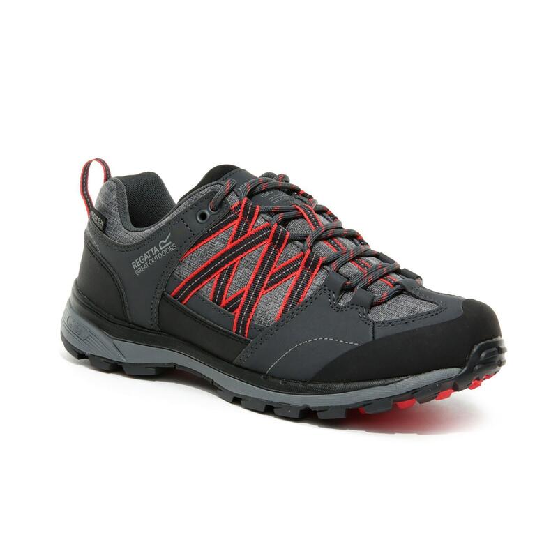 Lady Samaris II Dames Hiking Schoenen - Grijs / Rood