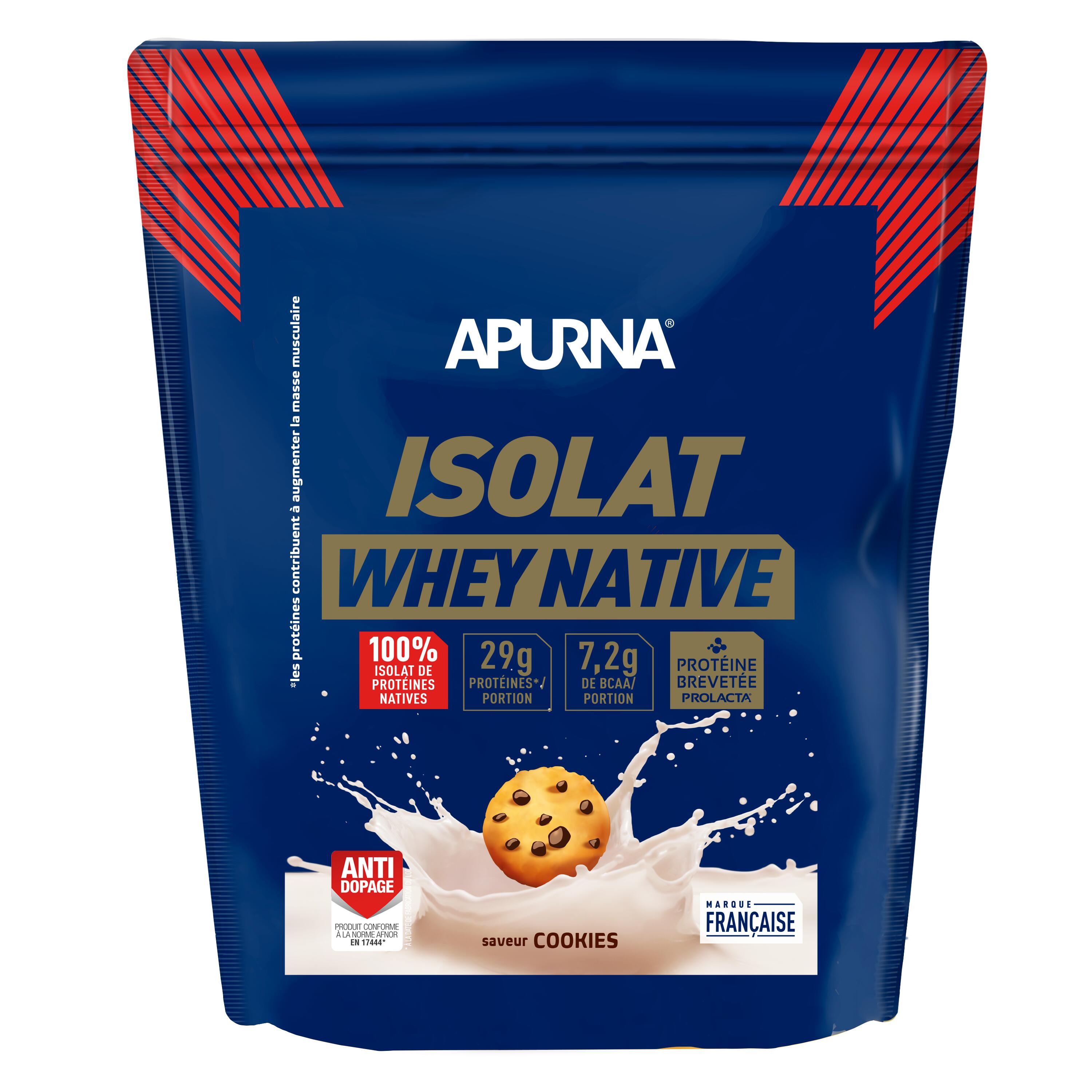 Apurna - Isolat Whey Proteine Native (720g) | Cookie And Cream - Isolat De Whey - Decathlon