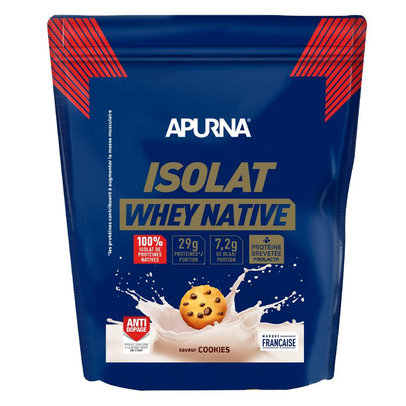 Isolat Whey proteine Native (720g) | Cookie and Cream