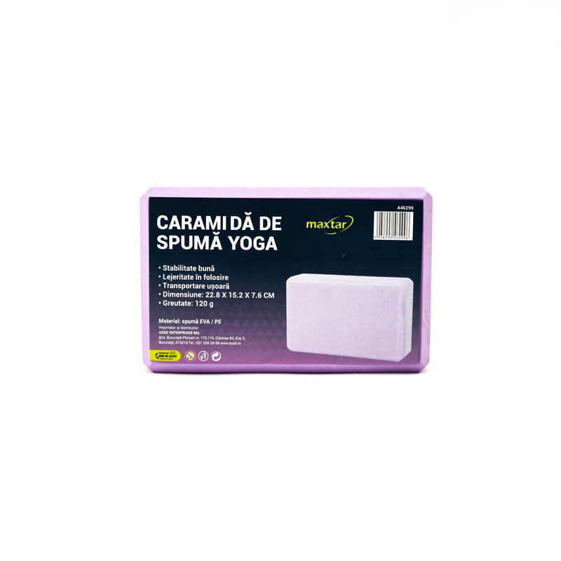 Caramida De Spuma Yoga 22.8X15.2X7.6 Cm N