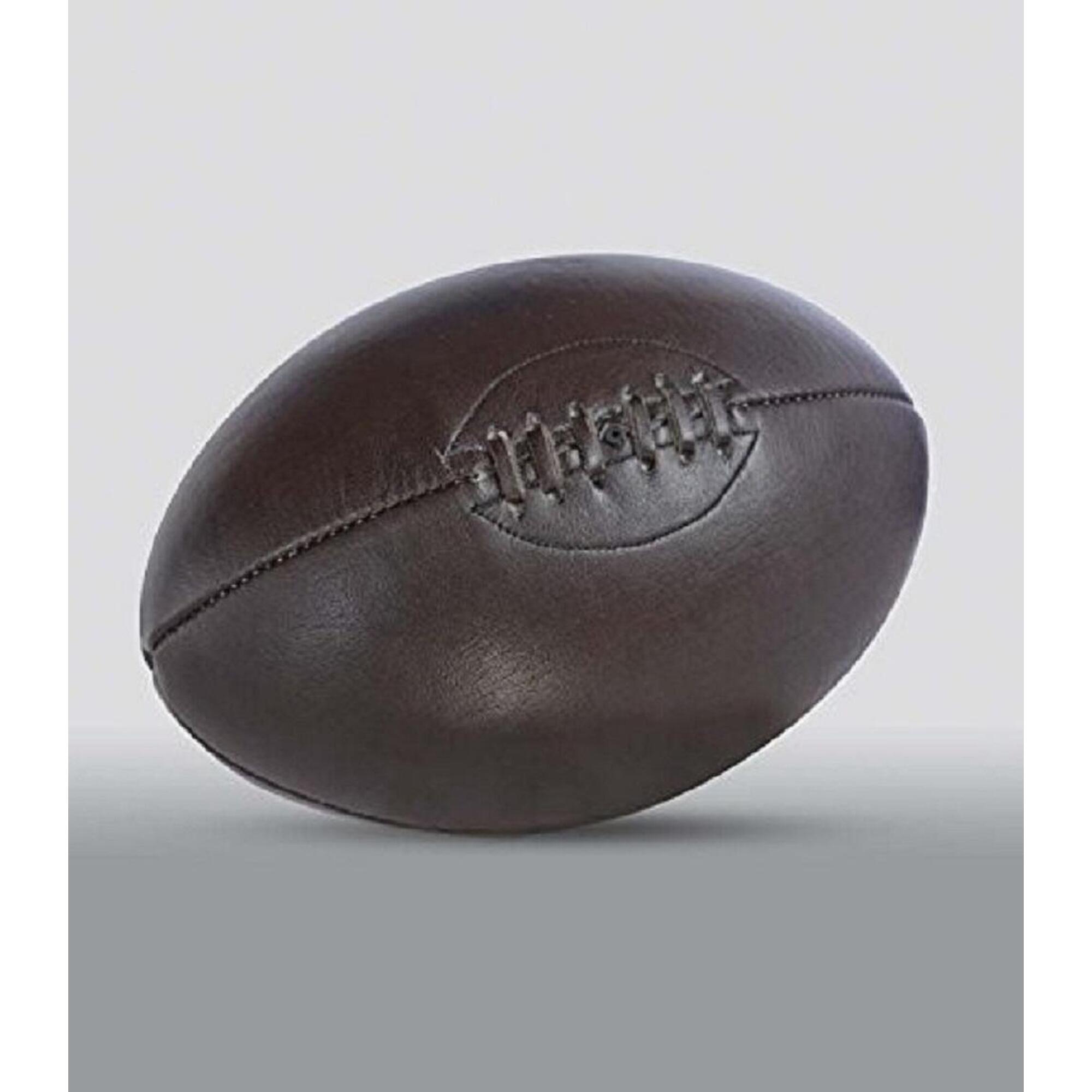 All Sport Vintage - All Sport Vintage- Ballon De Rugby - Chocolat. Marque Française. - Ballon De Rugby - Marron - 5 - Decathlon