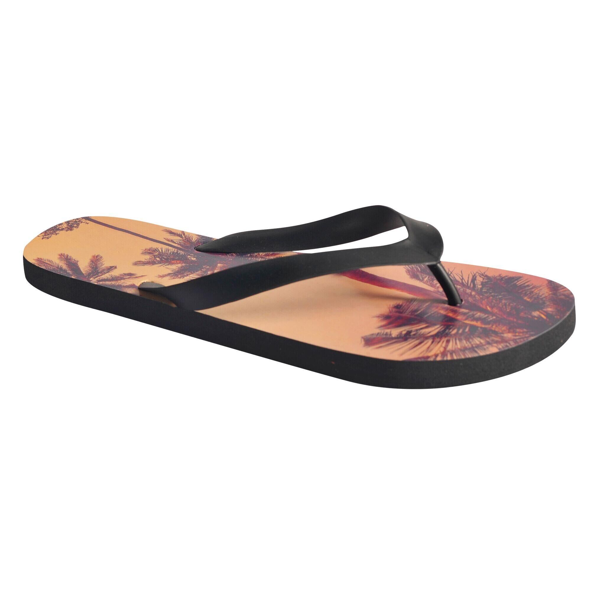 REGATTA Mens Bali Flip Flops (Sunset Palm)