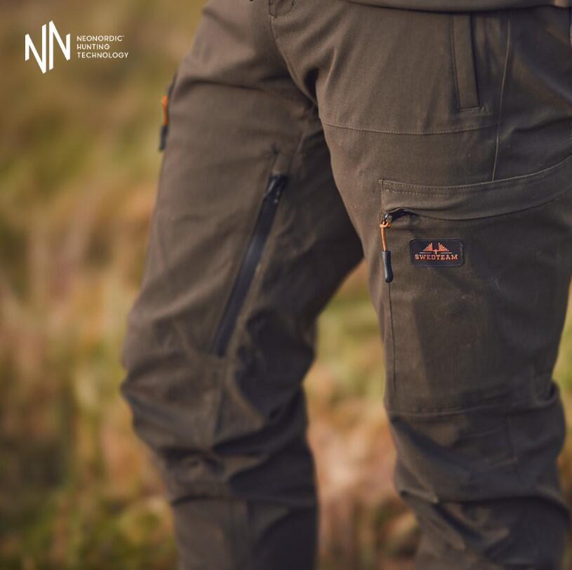 Swedteam Titan Pro M Pantalon de chasse Imperméable pour hommes 3/4