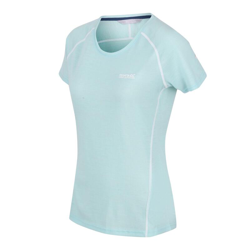 REGATTA Regatta T-Shirts Womens Tornell II  Femmes Cool Aqua