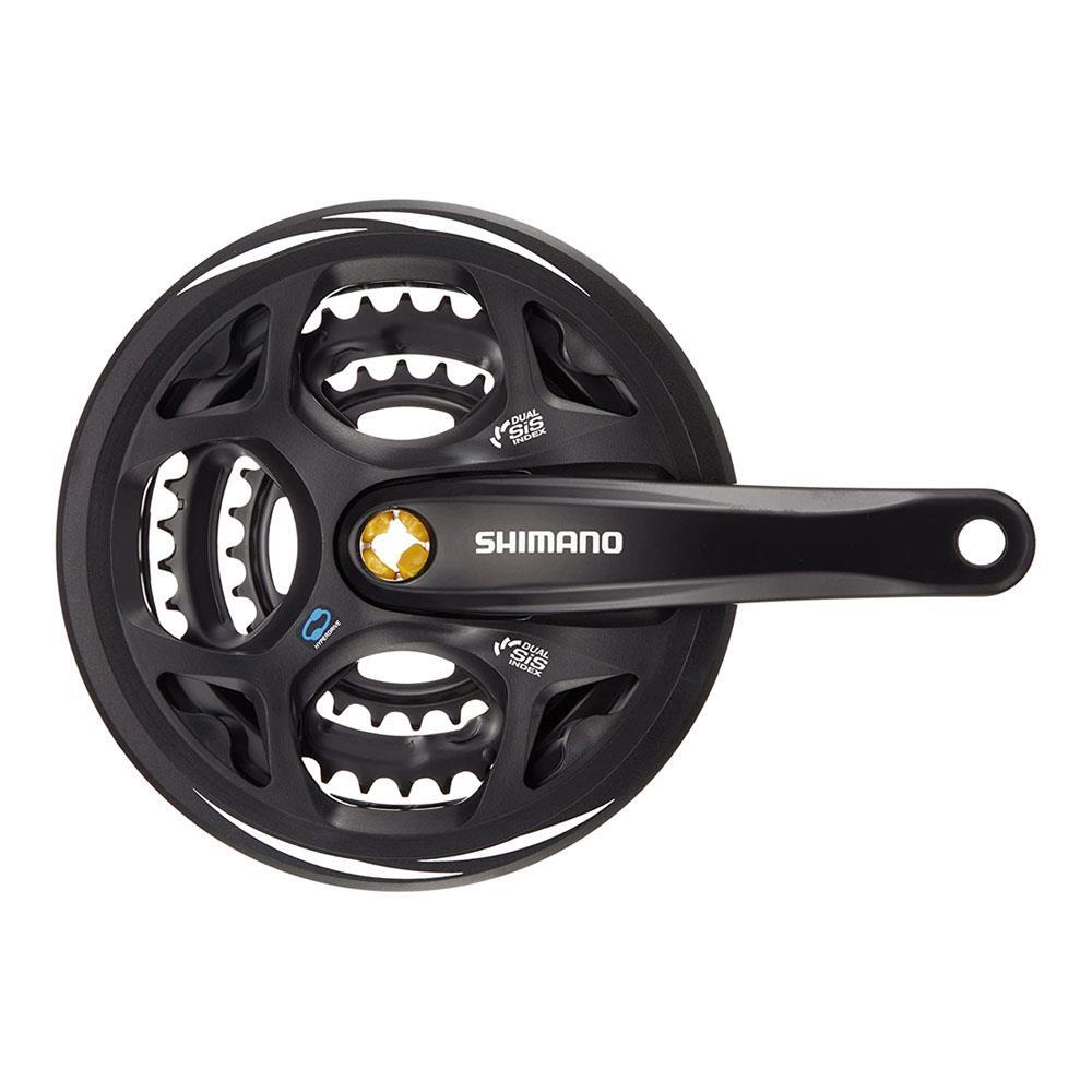 Shimano 42/32/22 Guarnitura Altus nera