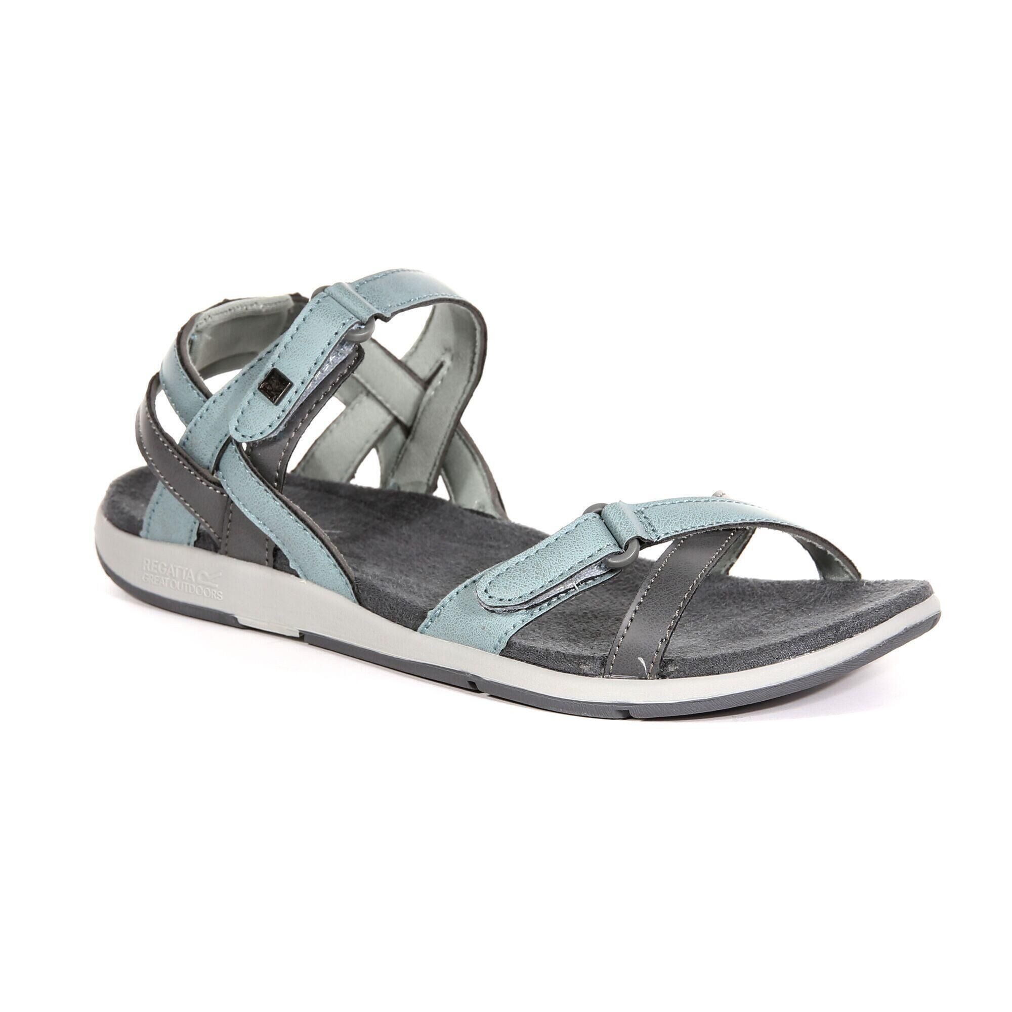 REGATTA Lady Santa Cruz Women's Walking Strap Sandals - Stone Blue