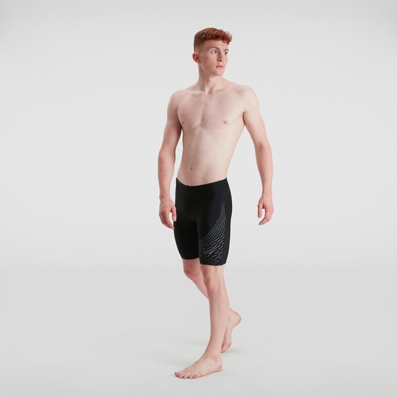 Speedo Eco Medley Logo Jammer Black/Gray