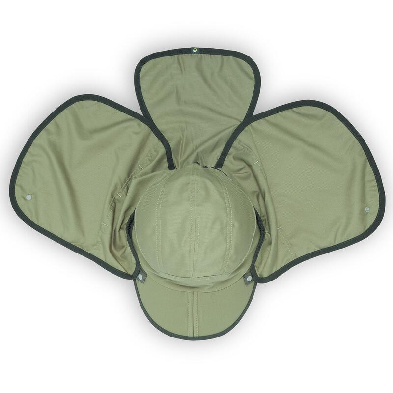 Gorra Protección Solar UPF50+ - Sun Guide - Verde Camuflaje