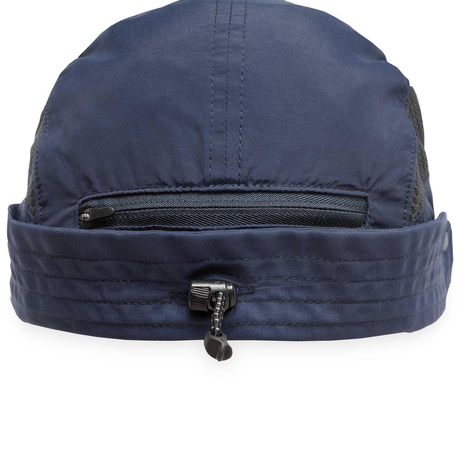 Gorra deportiva técnica Protección solar UPF50+ - Adventure Stow - Azul 2/5