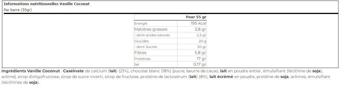 Protein Plus Bar 30% (55g) | Coconut Vanille 2/3