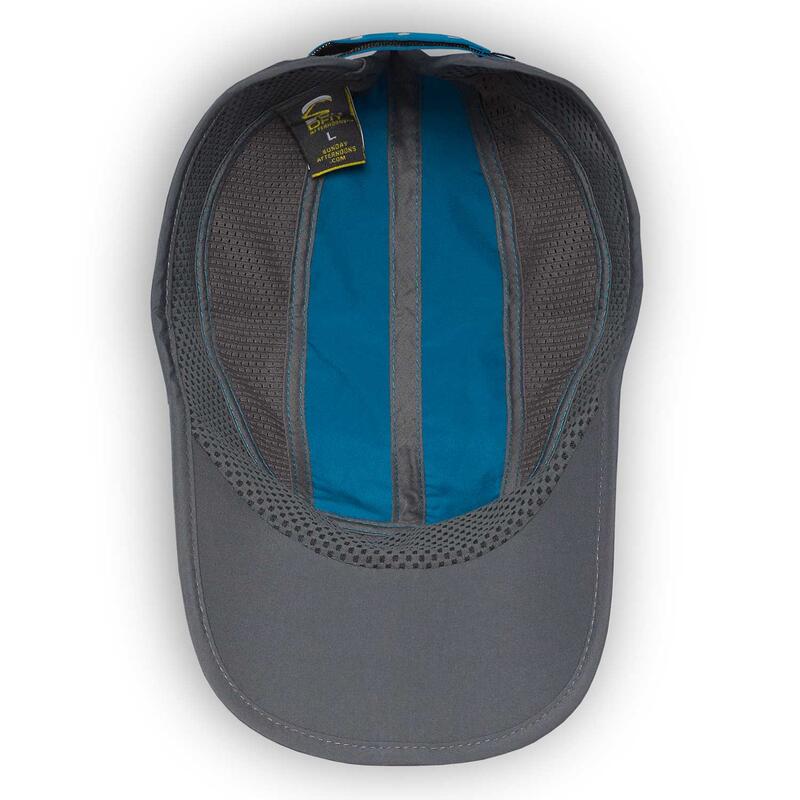 Gorra deportiva técnica Protección solar UPF50+ - Eclipse - Azul