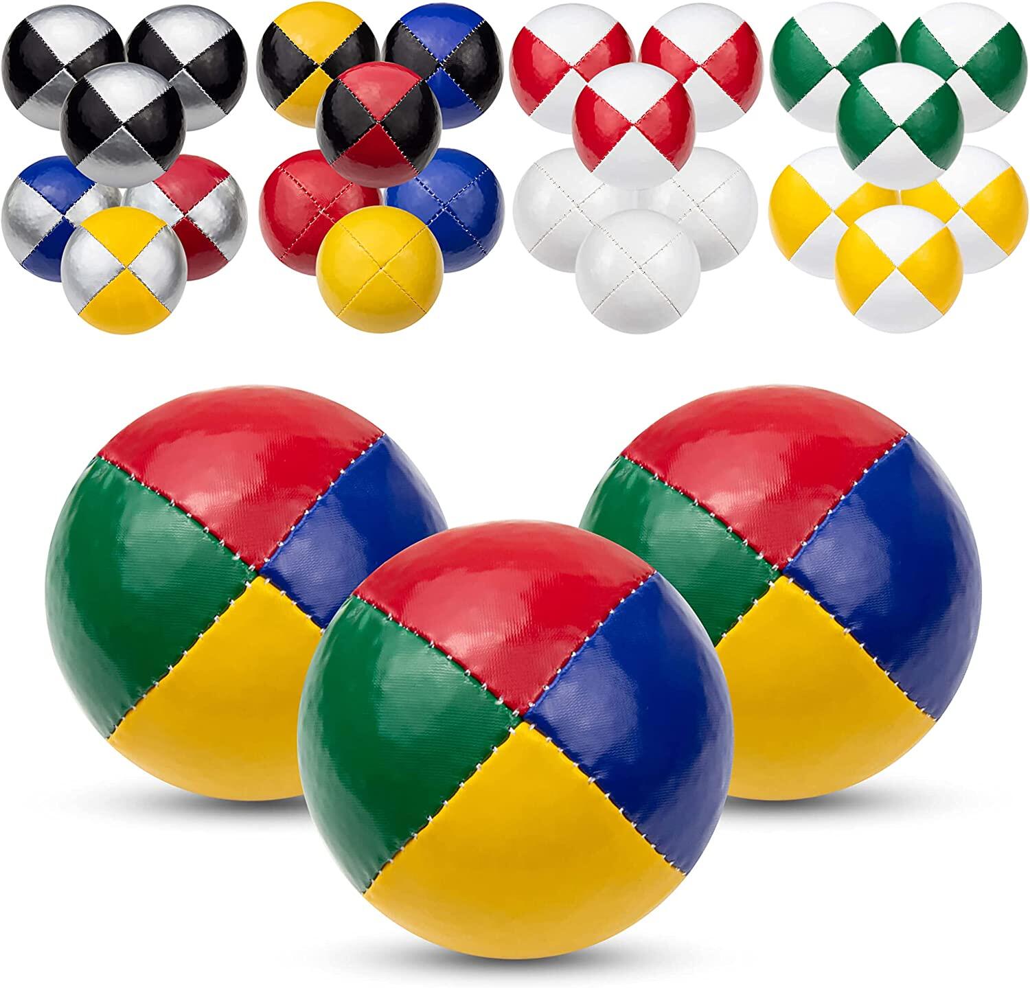 Juggle Dream 3x Pro Thud Juggling Balls - Set of 3 Professional Juggling Balls w 2/5