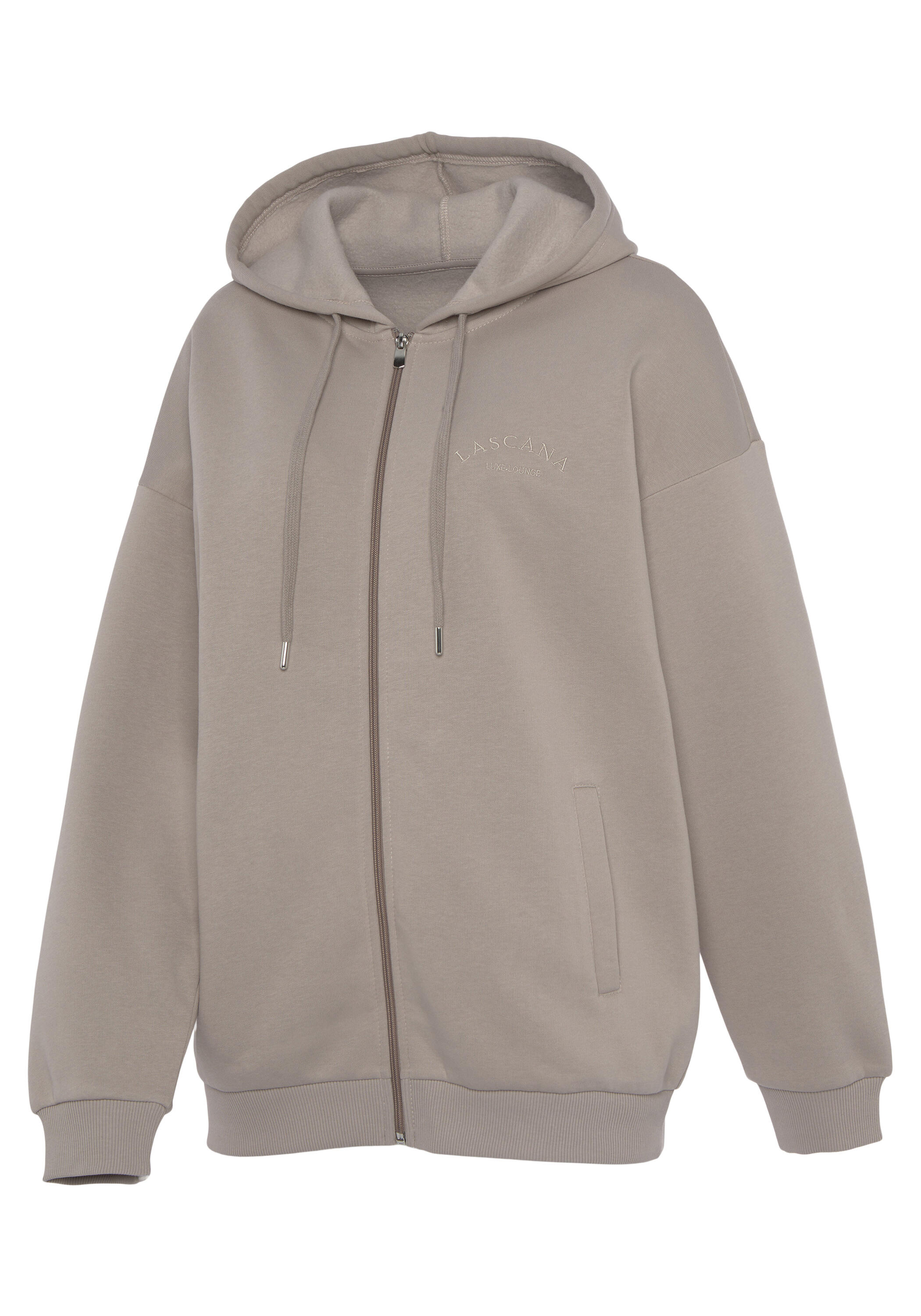 Damen Kapuzensweatjacke 5/8