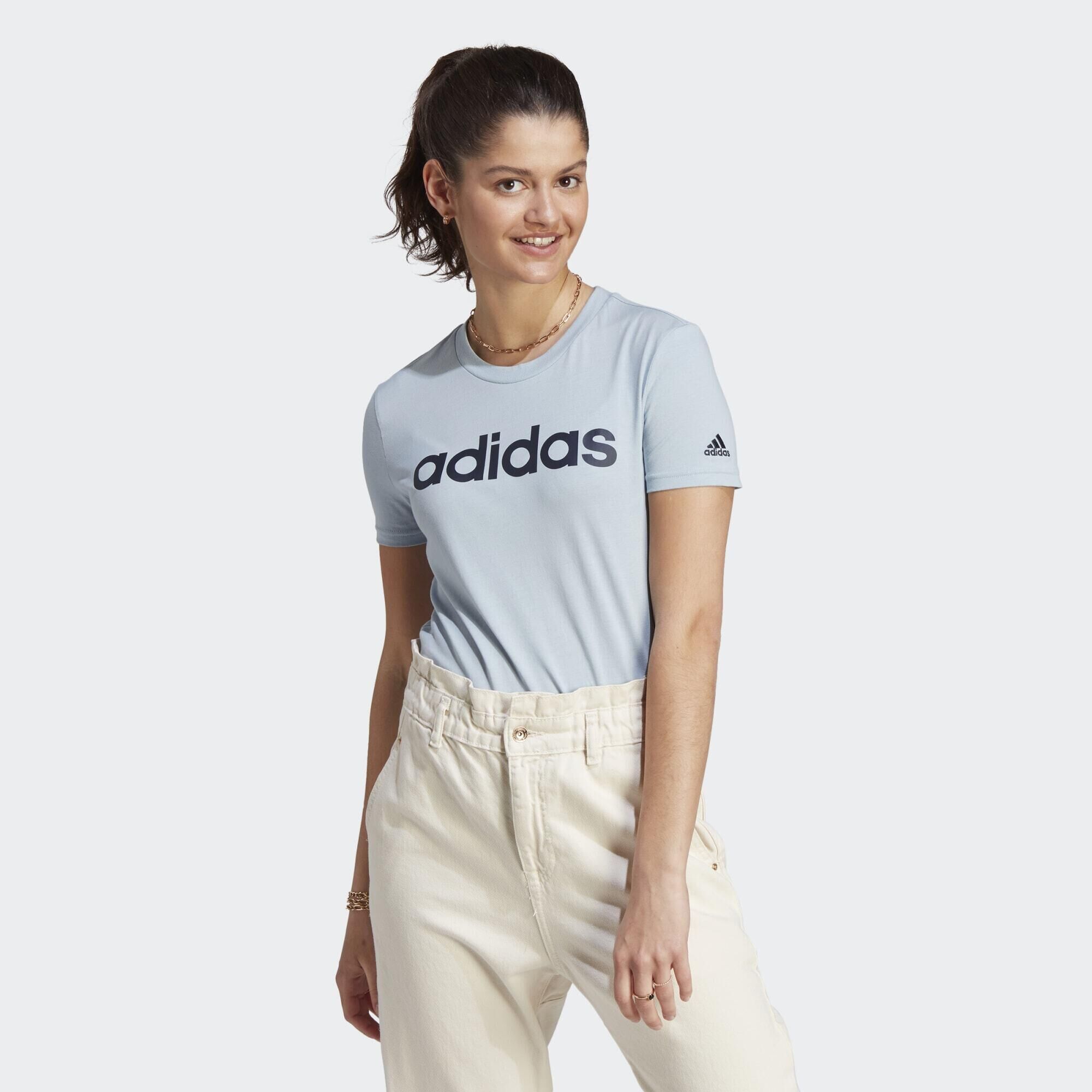 ADIDAS Essentials Slim Logo Tee