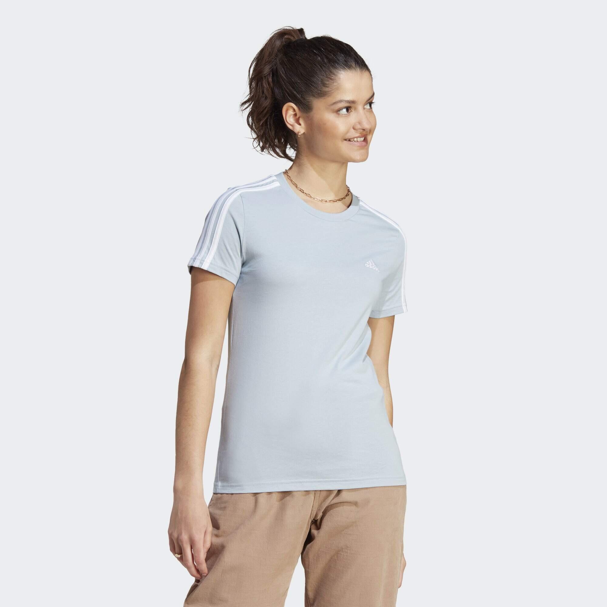 ADIDAS Essentials Slim 3-Stripes Tee