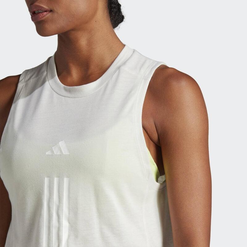 Train Essentials Train Cotton 3-Streifen Crop Tanktop