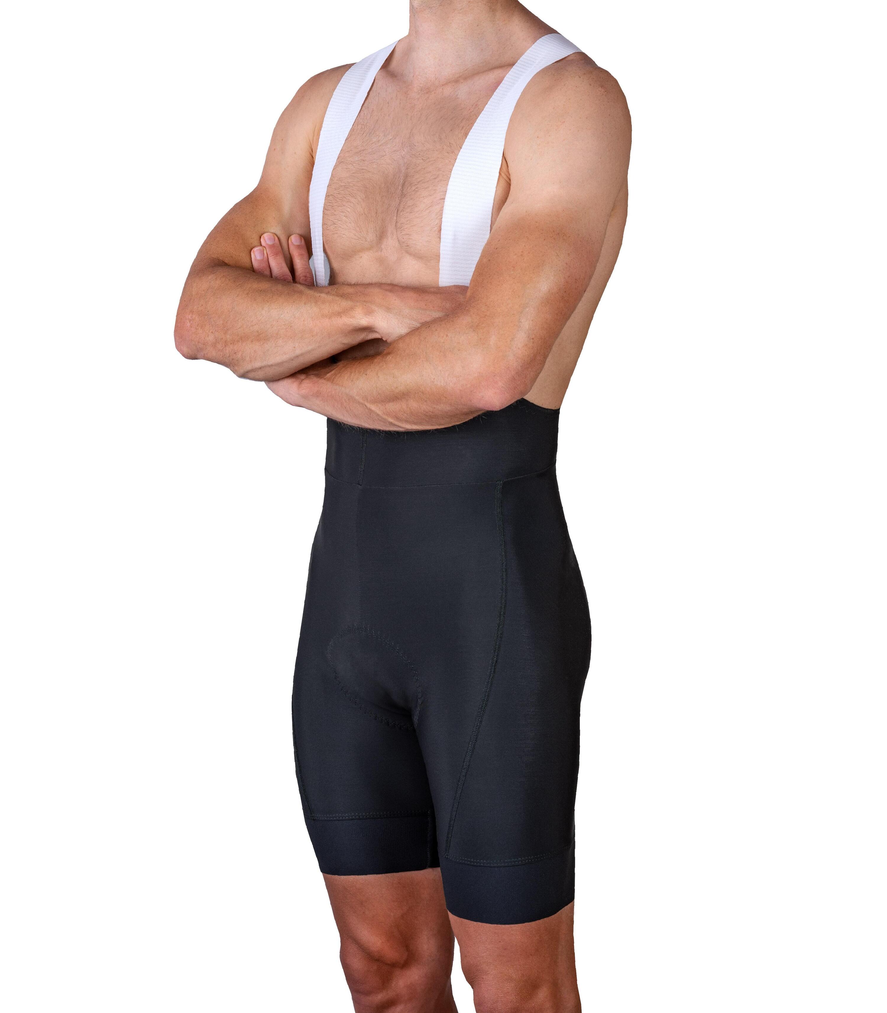 Spodenki Rowerowe z Wkładką Dr Pad ® Męskie Luxa Finest Black 1/7