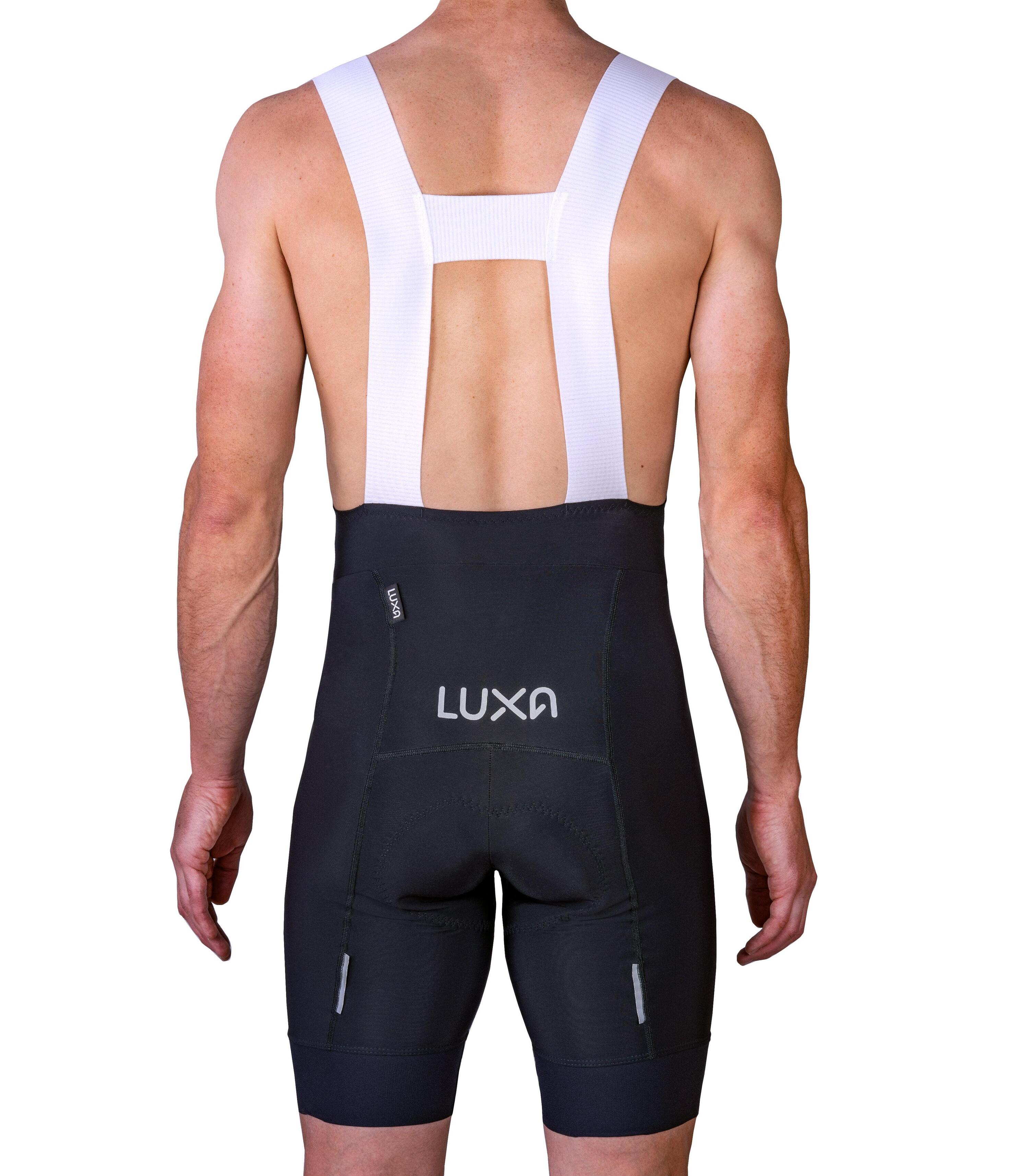 Spodenki Rowerowe z Wkładką Dr Pad ® Męskie Luxa Finest Black 2/7