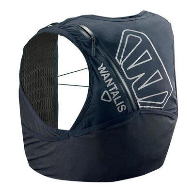 Trinkweste - 1 wasserdichte Tasche - 8L - Schwarz + 2 Fläschchen
