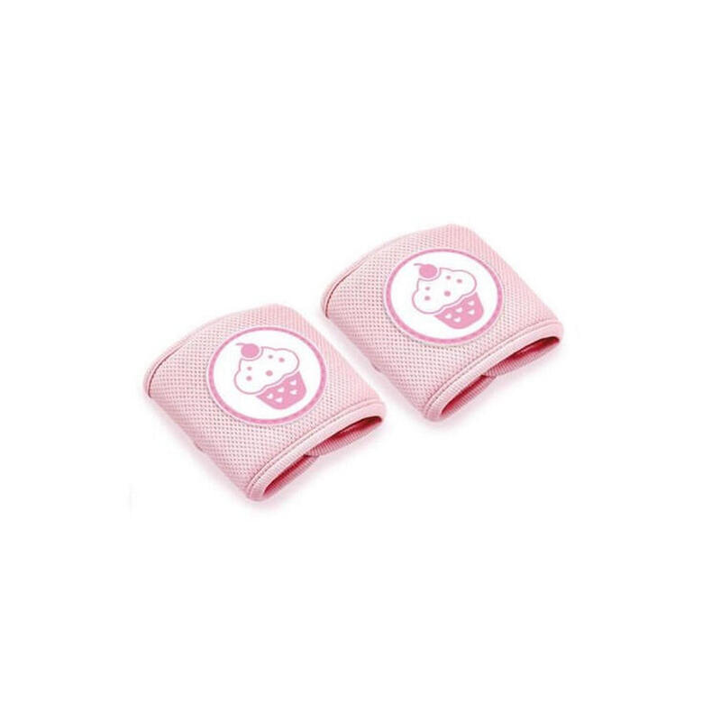 Genunchiere de protectie pentru bebelusi Cupcake (Culoare: Roz)