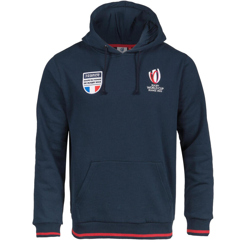 Sweat capuche France - RWC - Collection officielle Coupe du Monde de Rugby 2023