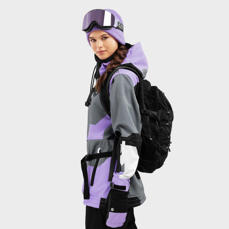 Damen Wintersport snowboardjacke für W1-W Tignes SIROKO Lavendel