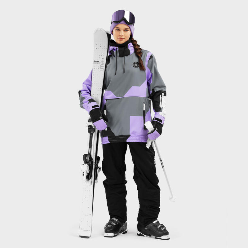 Casaco de snowboard para mulher Desportos de inverno W1-W Tignes SIROKO Lavanda