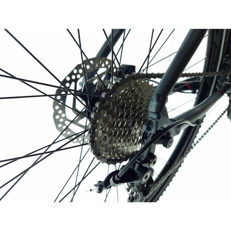 Bicicleta Dama Kands® Avangarde Alu, 28'' 27 viteze Shimano, Negru/Roz