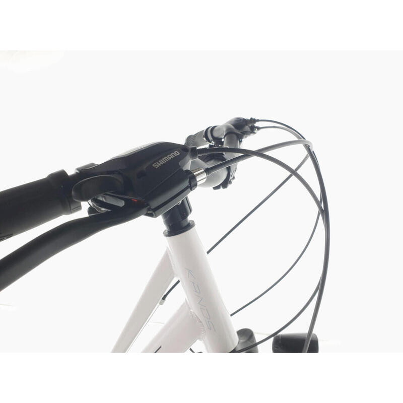 Kands® Elite Pro Női kerékpár 28'' Alumínium,  27 fokozat Shimano, Fehér
