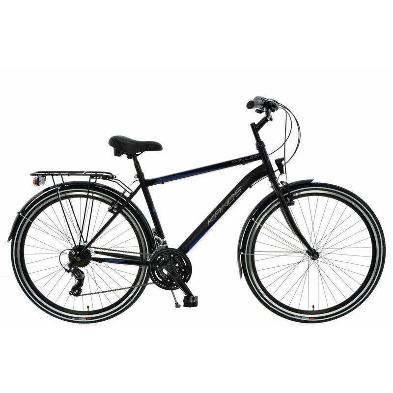 Bicicleta Kands® Galileo Barbati, Shimano, Roata 28'', Negru