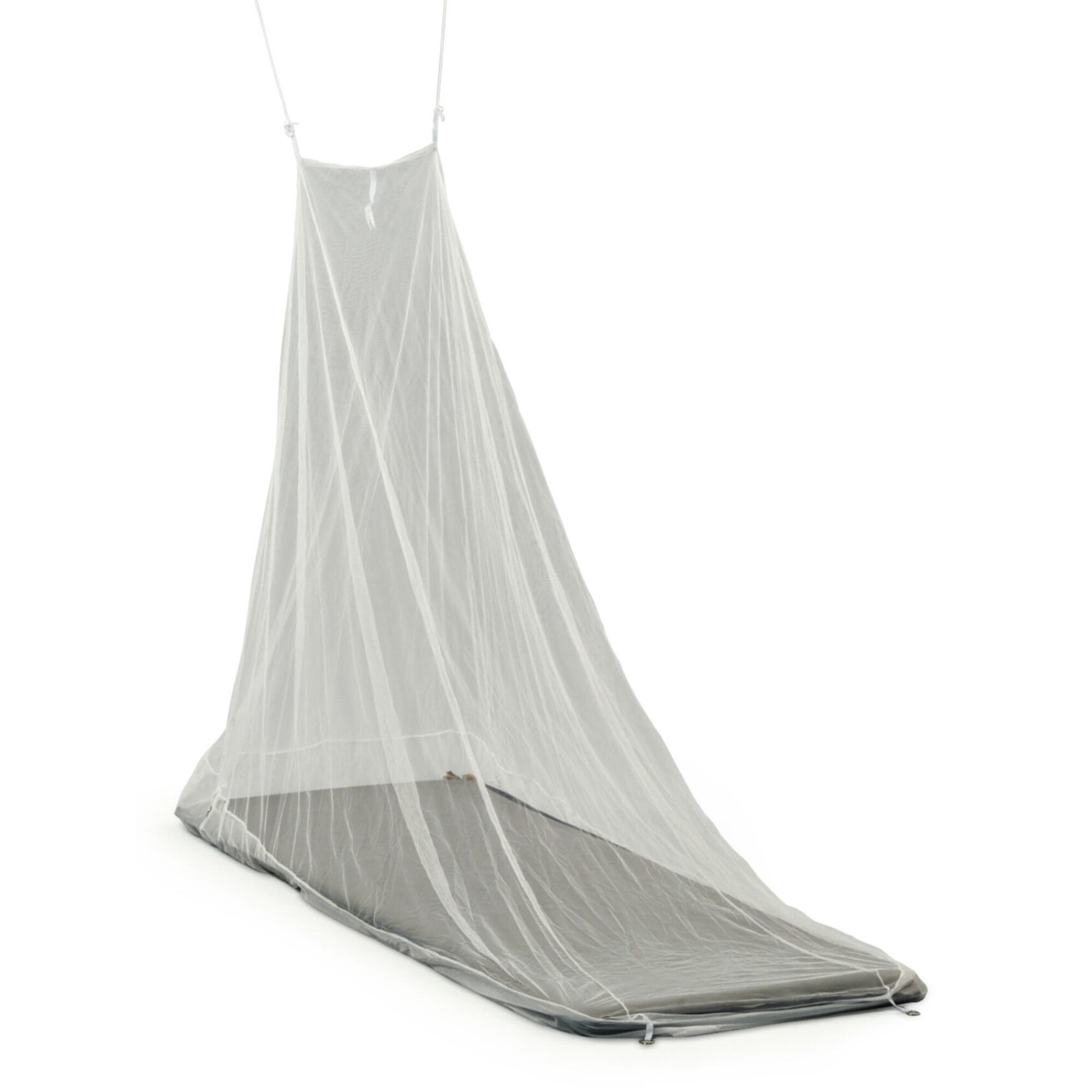 TRAVELNET Mosquitera de viaje individual sin impregnar y malla 256 - PYRAMID PURE